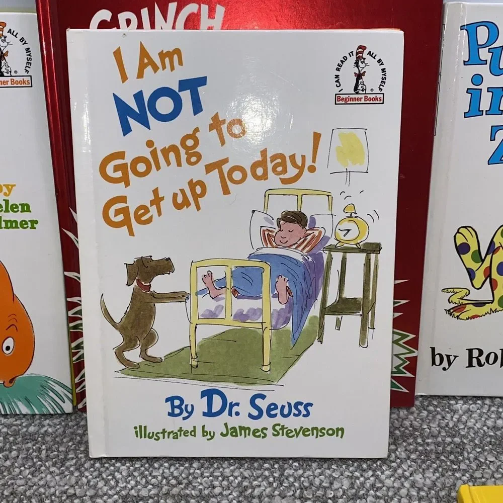 Set‎ Of 7 Dr Seuss Books Hardcover Literacy Reading Fun Classroom Homeschool